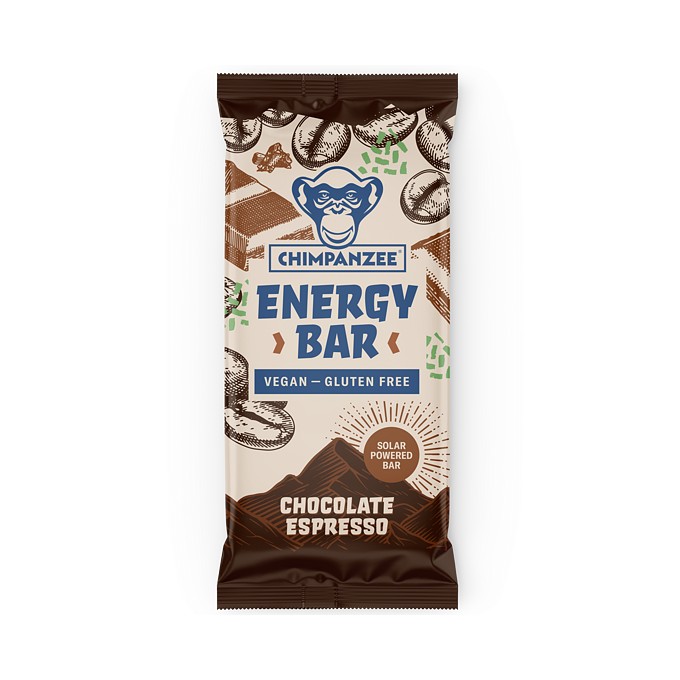 Chimpanzee Energy Bar chocolate espresso 55g koupíte na Zdravi-global.cz