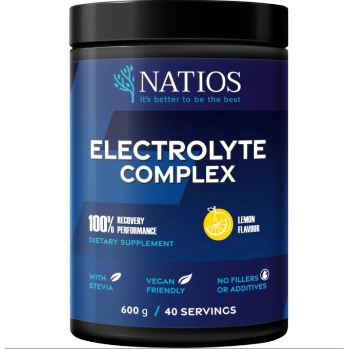 Natios Electrolyte complex Citrón 600 g