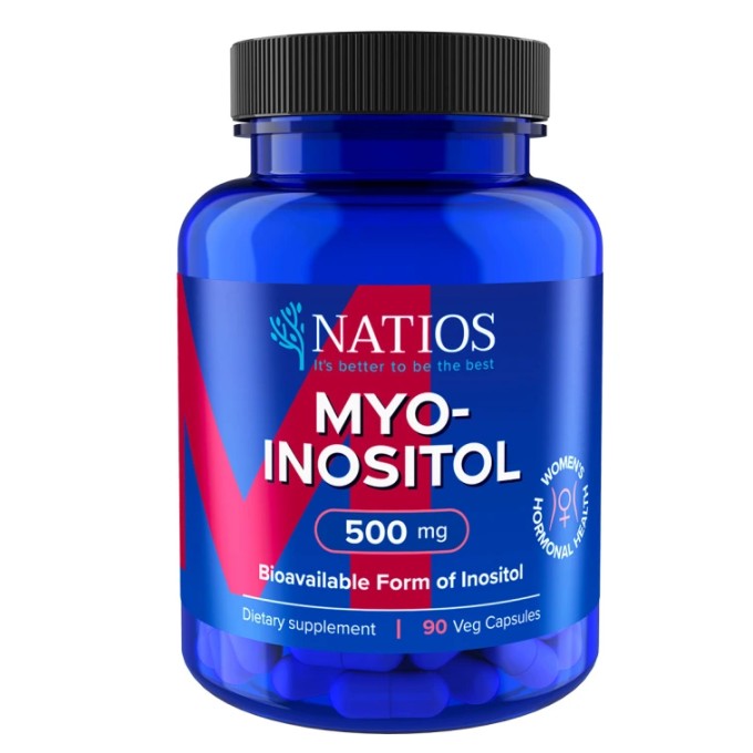 Natios Myo-Inositol 500 mg 90 veganských kapslí