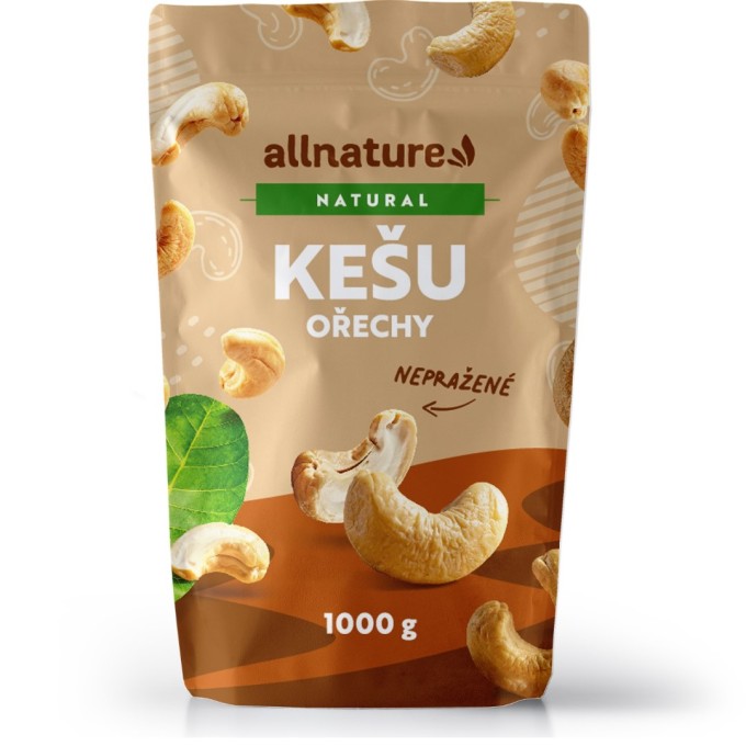 Allnature Kešu jádra 1000 g