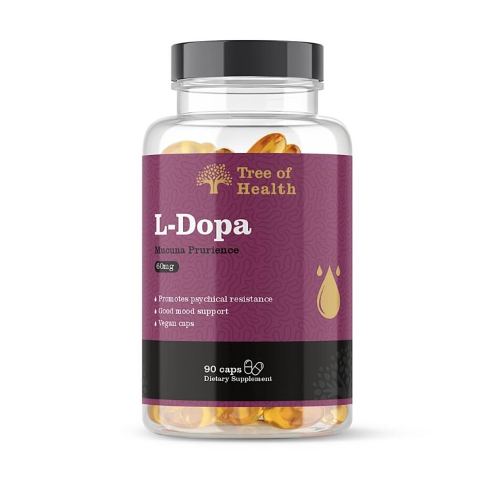 Tree of Health L- Dopa 60 mg 90 kapslí