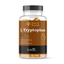 Tree of Health L-Tryptophan 500 mg 60 kapslí