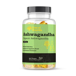 Tree of Health Organic Ashwagandha 450mg 90 vegetariánských kapslí