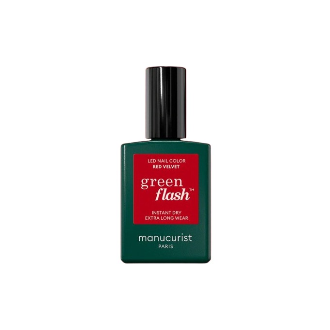 Manucurist Green Flash LED lak RED VELVET 15 ml