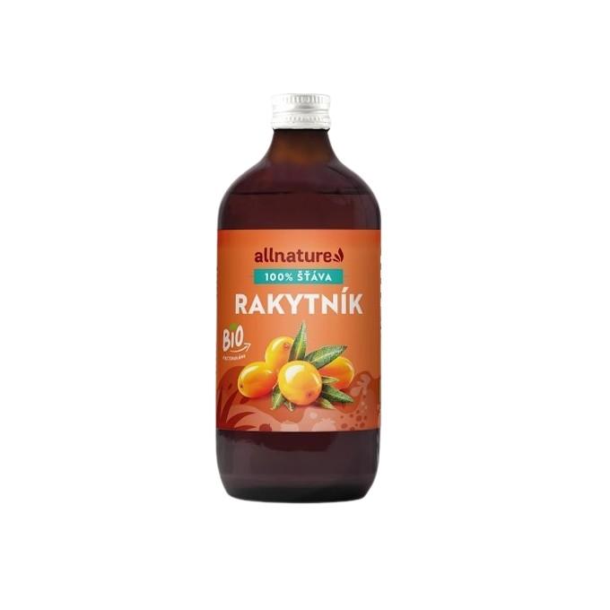 Rakytníková šťáva 100 % Bio 500 ml