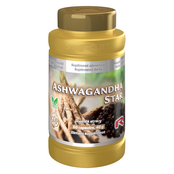 Starlife ASHWAGANDHA STAR 60 kapslí