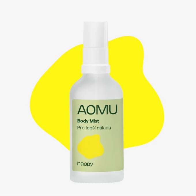 AOMU Happy Body Mist 50 ml - přírodní mlha pro lepší náladu