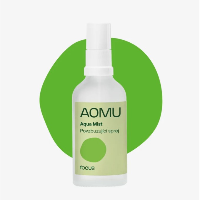 AOMU Focus Aqua Mist 50 ml - povzbuzující aromatický mist