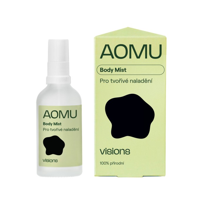 AOMU Vision Body mist- přírodní mlha pro tvořivé naladění a inspiraci 50 ml
