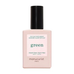 Manucurist Green Shimmery Top Coat Silver 15 ml